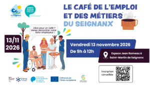Lire la suite à propos de l’article Le Café de l’Emploi et des métiers du Seignanx 2026